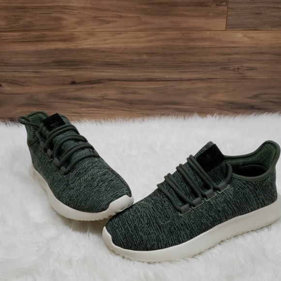 New Adidas Tubular Green Running Sneakers - Picture 7 of 8
